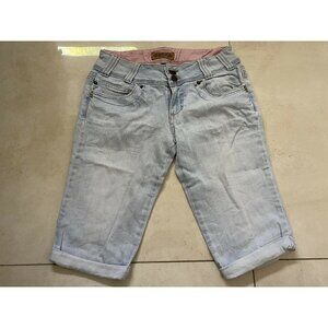 behold Women’s Junior Size 7 Blue Jean Shorts